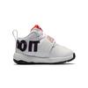 Nike Team Hustle D 8 JDI Slip Resistant Cushioning Abrasion Resistant Mid Top Toddler Shoes Black White AQ9978-100