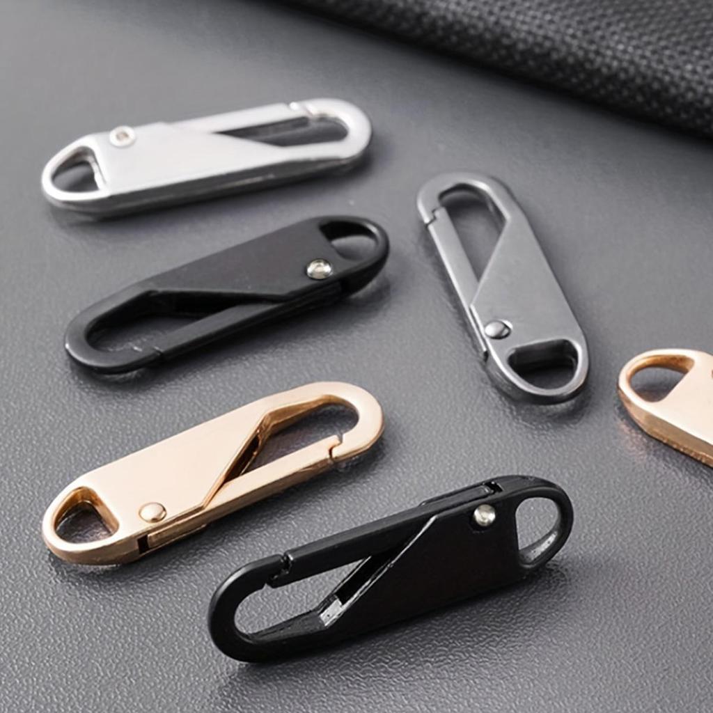 Zip Puller Replacements Zip Slider Repair Instant Zippers Head Pull Handle Zippers Extender for Cloth Travel Bag