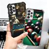 Number Eight Billiard Ball Soft Phone Case For Samsung A17 A27 A07 A37 A57 A16 A56 A15 A55 A14 A54 A13 A53 A26 A36 A25 A35 A24 A