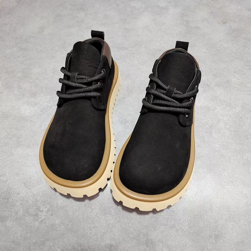 New Trendy Men Leather Shoe Premium Feel Quality Outdoor Casual Shoe Comfortable Breathable Shoes Thick Soled Soft Shoes for Man