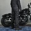 Neues Produkt Motorrad Radhosen Herren 06 Mehrzwecktaschen Werkzeughose Oxford-Gewebe wasserdicht verstellbar Hoher Bund Lokomotive Anti-Sturz-Hose