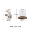 Chinese Ceramic Toothpick Jar Retro Toothpick Tube with Cover Creative Floss Cotton Swab Box Storage Box Set Home Decoration