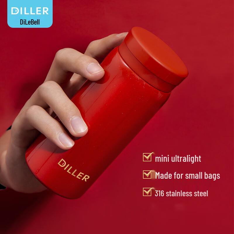 Dilebeer 200ml Mini 316 Stainless Steel Insulated Portable Cup