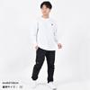 The North Face Long Sleeve Small Box Logo UV Size O Men's Tee, Quick-Drying, Protection, Anti-Static, White,