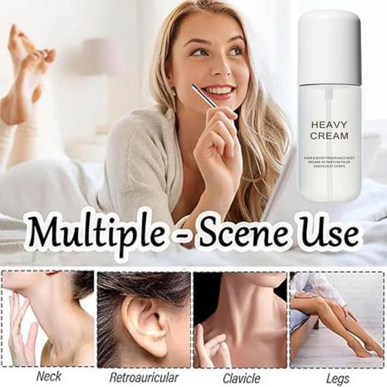 Vanilla Coconut Perfume 50ml Hair Deodorant Spray Long Lasting Fragrance Mist for Body Hair