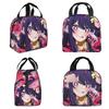 Oshi No Ko Anime Kawaii Sac à Lunch Isotherme pour Femmes Bureau Glacière Boîte Thermique à Aliments Sac Cabas Boîtes à Lunch Portables Contenant