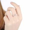 ins high-end fashion titanium steel matte ring women, light luxury niche poor rate ring hand jewelry