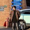 PU Leather Vintage Rivet Jacket Unisex Casual Fall Loose Fit Outerwear