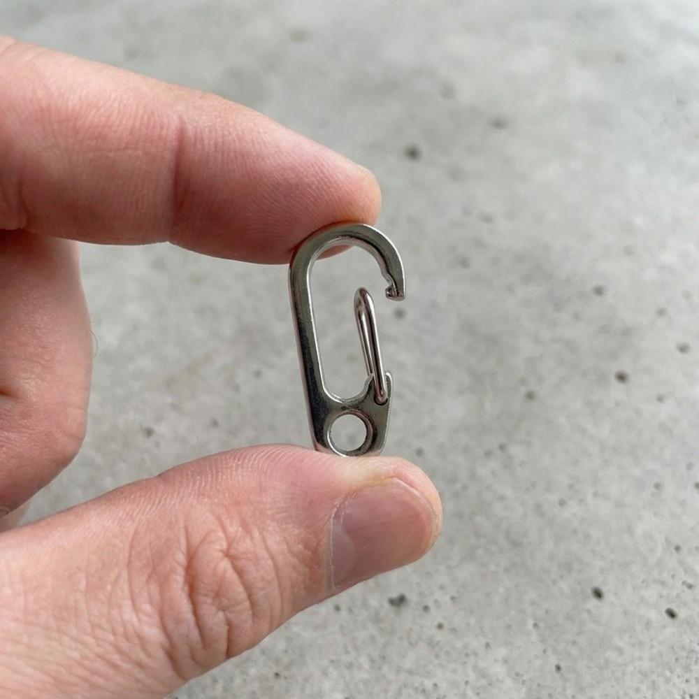 30 Pcs Mini Carabiner Hook Heavy Duty Quick Release Hook Keychain Buckle  Backpack Accessories