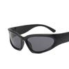 Y2K Sports Punk Sunglasses Women Men Square Vintage Shades Trendy Goggle Sun Glasses  Eyewear