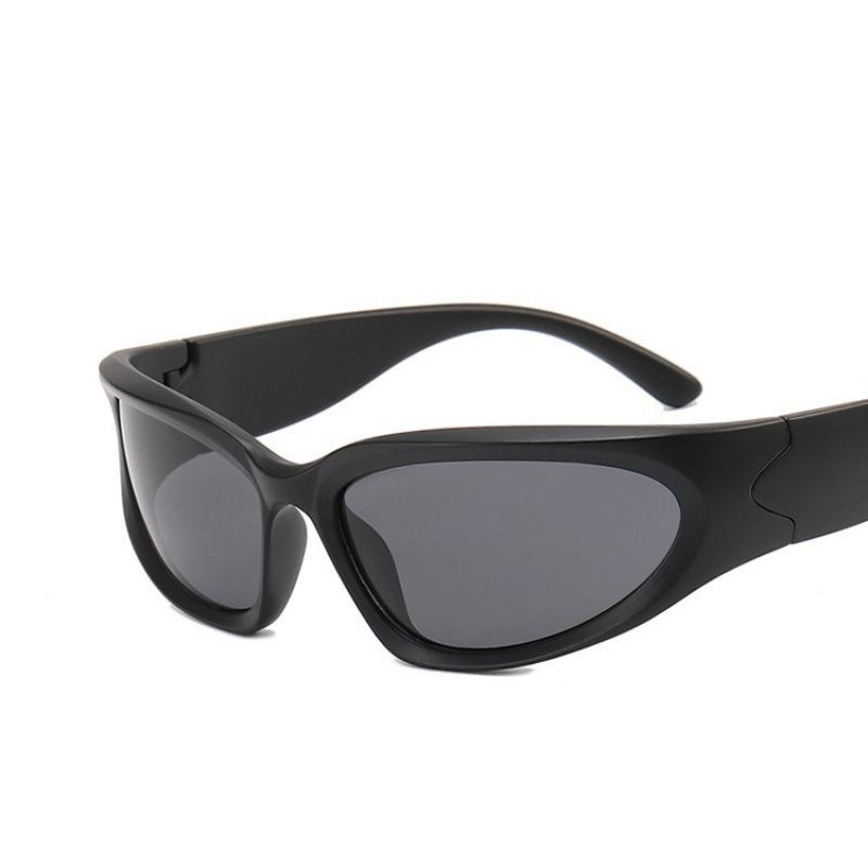 Y2K Sports Punk Sunglasses Women Men Square Vintage Shades Trendy Goggle Sun Glasses  Eyewear