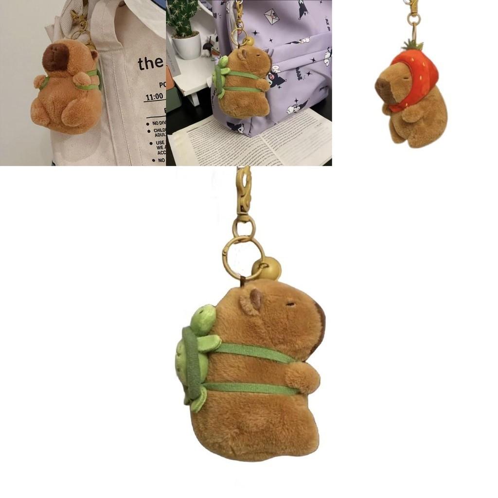 Süßer Capybara Plüsch Schlüsselanhänger Taschenanhänger Mädchengeschenk Weich und Entzückend