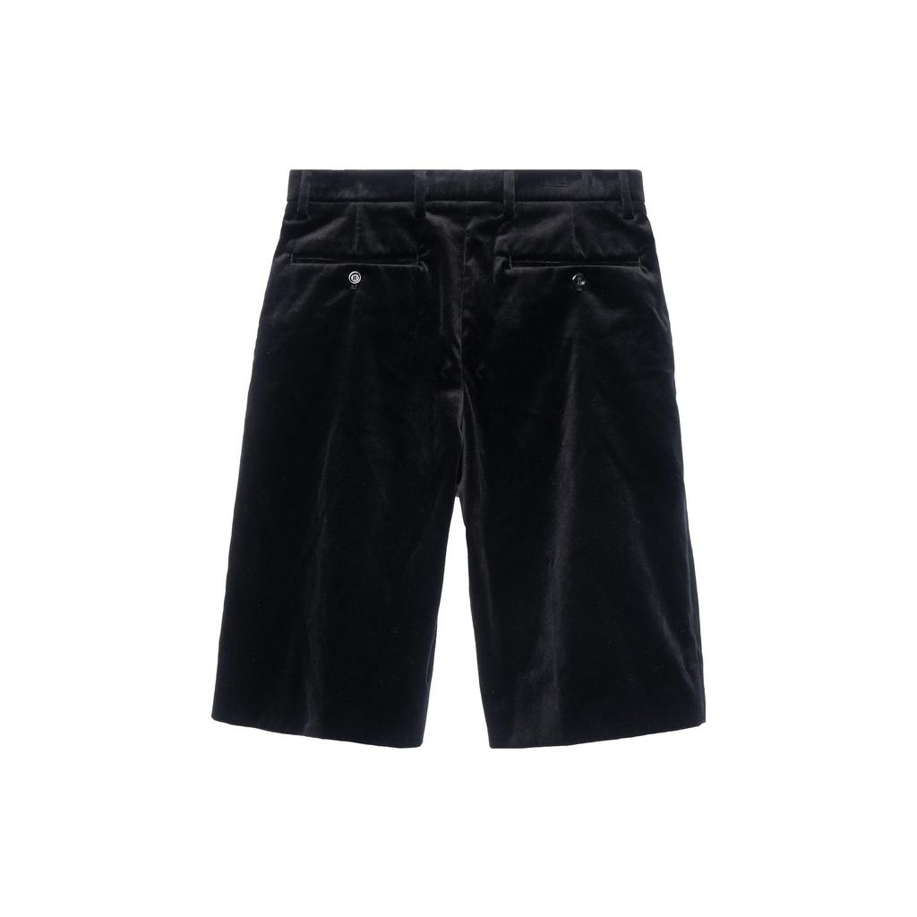 Gucci Velvet Pleat Front Shorts 679464-Z4716-1000