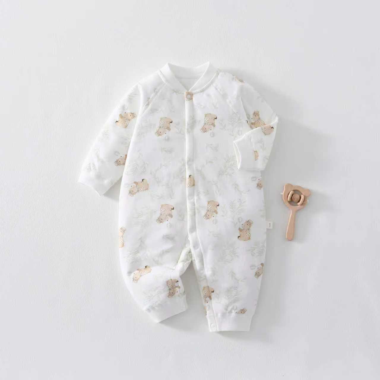 2026 Spring 40g Thin Cotton Long Sleeve Newborn Romper 66