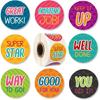 500 Pcs Reward Sticker Incentive Label Sticker Easy to Use Motivational Sticker Encouraging Sticker