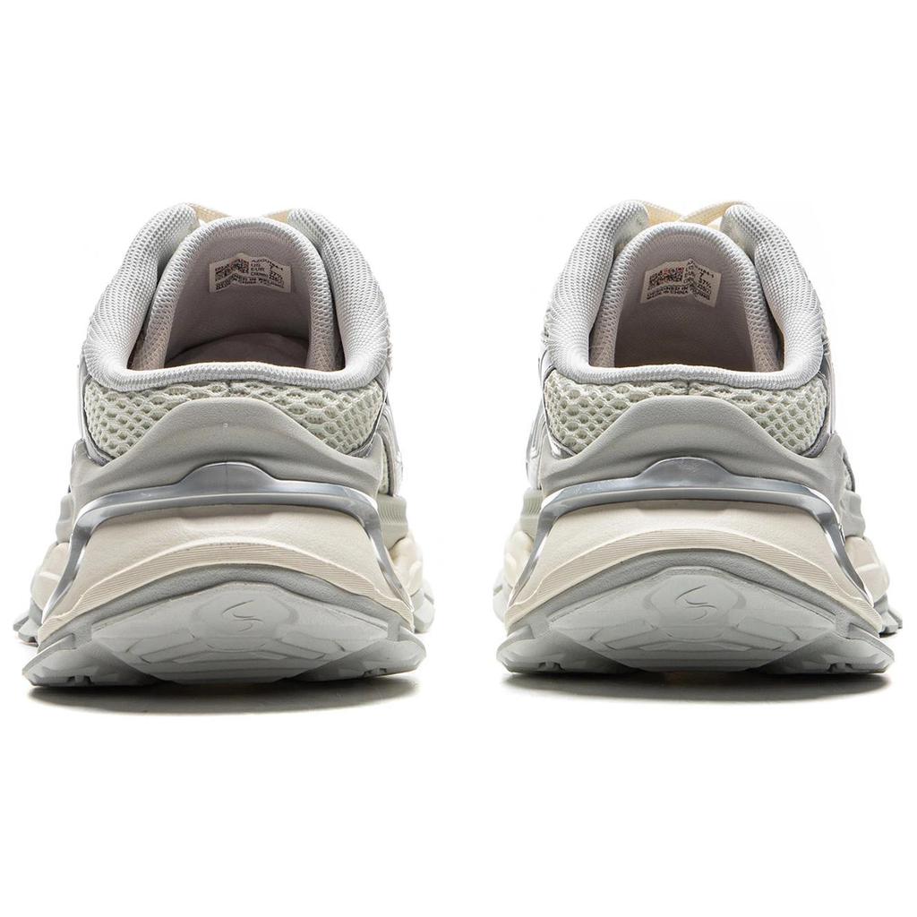 Li Ning Lijun BOW Mule Fashion Comfortable Trendy Versatile Closed-Toe Slippers Women Slippers Gray Beige Silver AZGU184-1