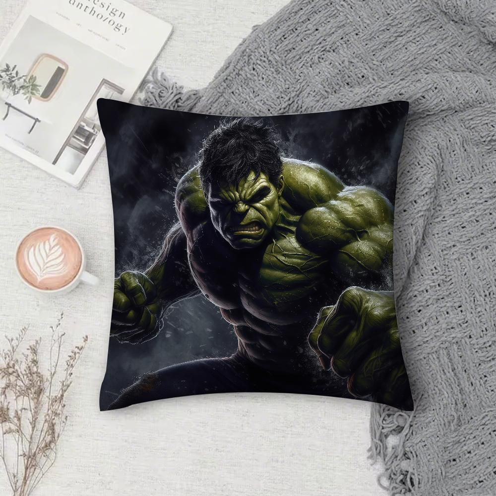 HHulk Pillow Case Square DoubleSided Printing Sofa Cushion Cover Pillowcase Bedroom Bedside