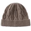 New cashmere hat is soft and warm, simple and fashionable versatile casual women's knitted hat, cycling cold hat