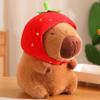 25cm Capibara Peluche Simulazione Capibara Anime Soffice Giocattolo Carino Bambola di Peluche Animali Morbidi Bambola di Peluche Regali di Natale del Ringraziamento