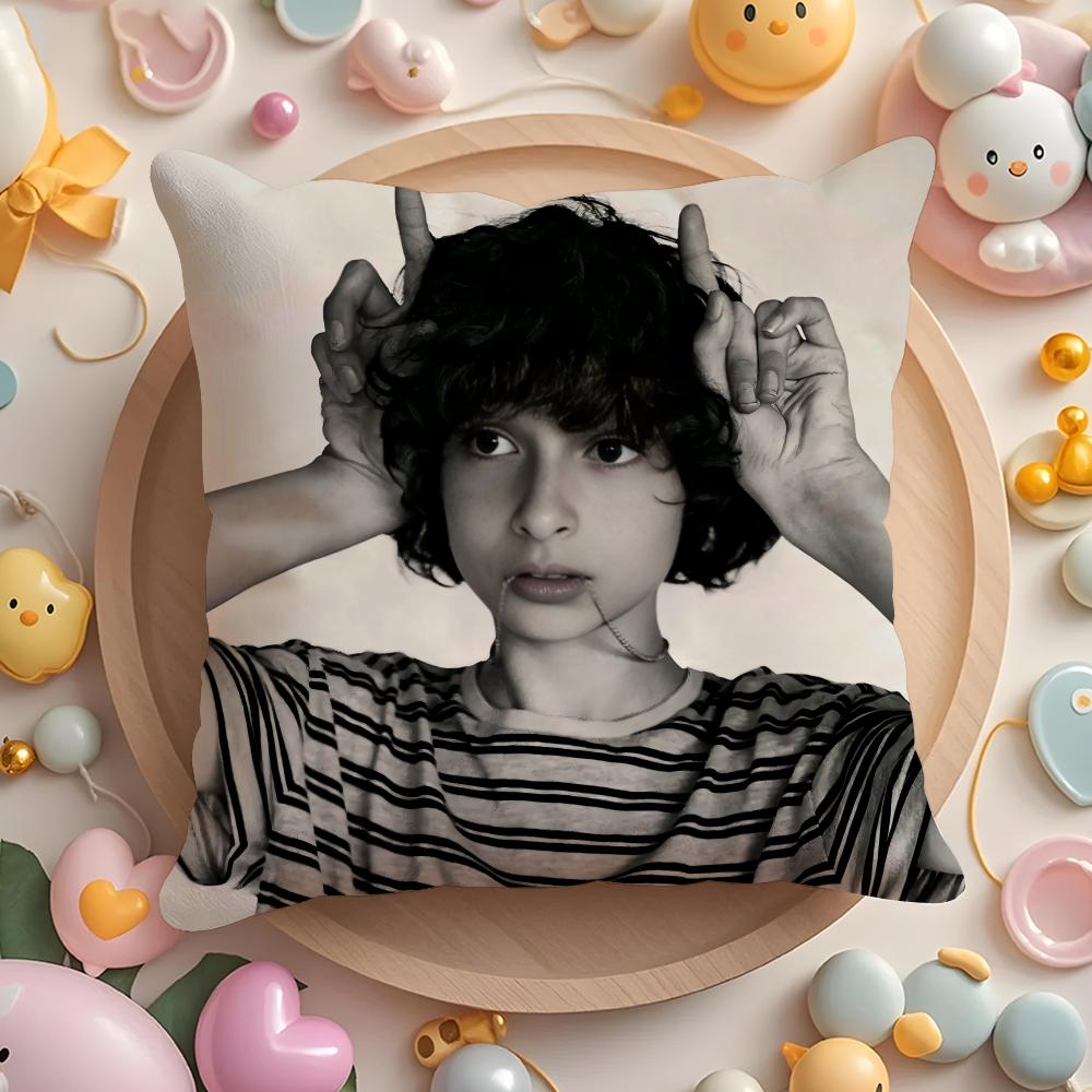 Custom F-Finn WolfhardS Cushion Cover Home & Car Multi-Scene Pillow Cover - Reversible, Soft & Durable for Daily Use