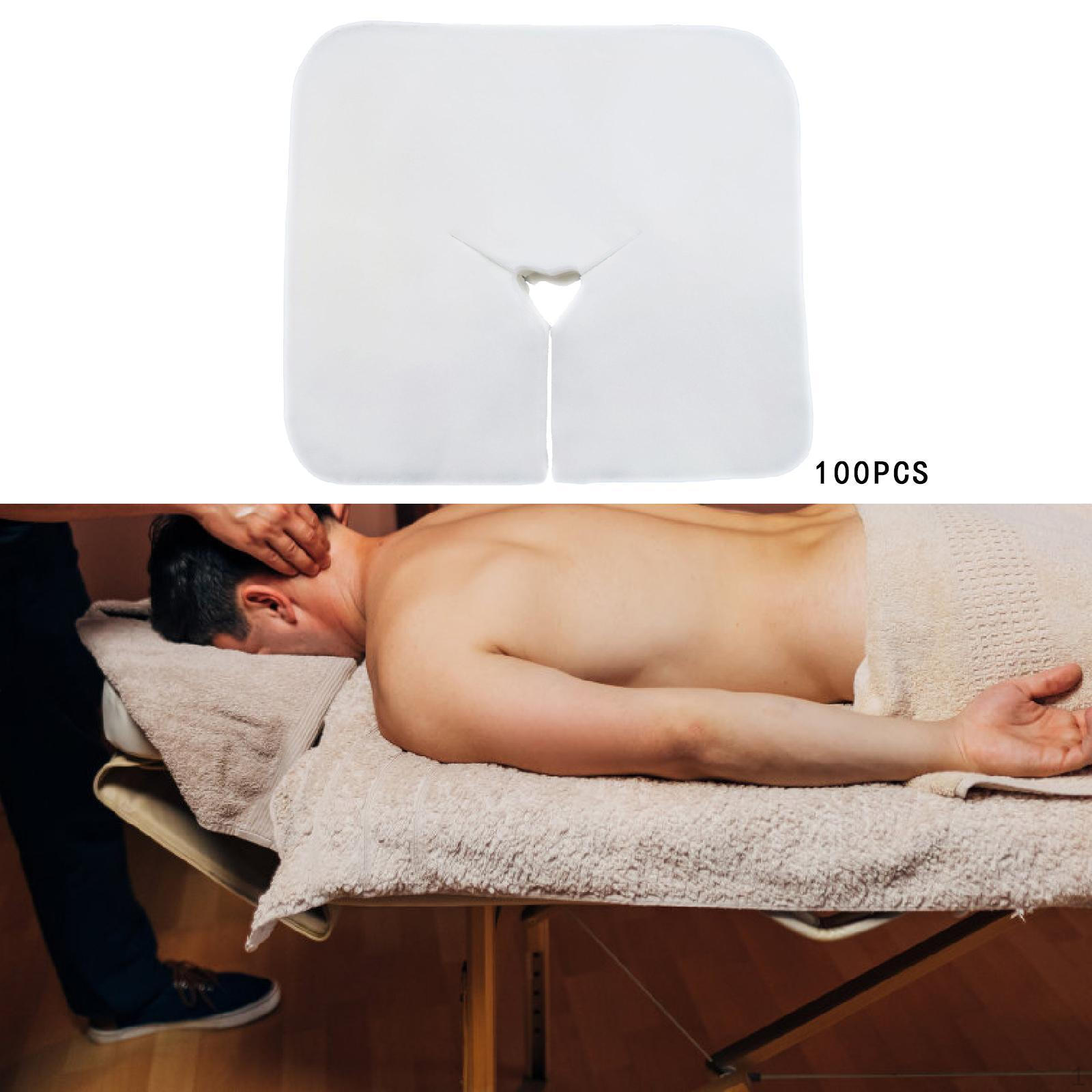 

100 шт одноразовые чехлы для лица простыни массажные кресла мягкий чехол для отдыха для чистки Non Woven