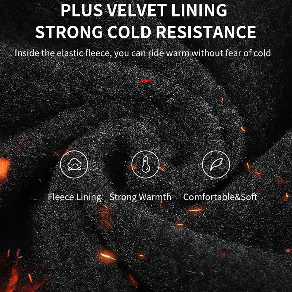 Breathable Cycling Balaclava Fleece Motorcycle Cycling Helmet Face Cover Bicycle Hat  Men Women