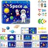Preschool Montessori Toys for Toddlers, Space Busy Book Learning Toys for Kids Toddlers Preschool Learning Activities, Autism Sensory Educational