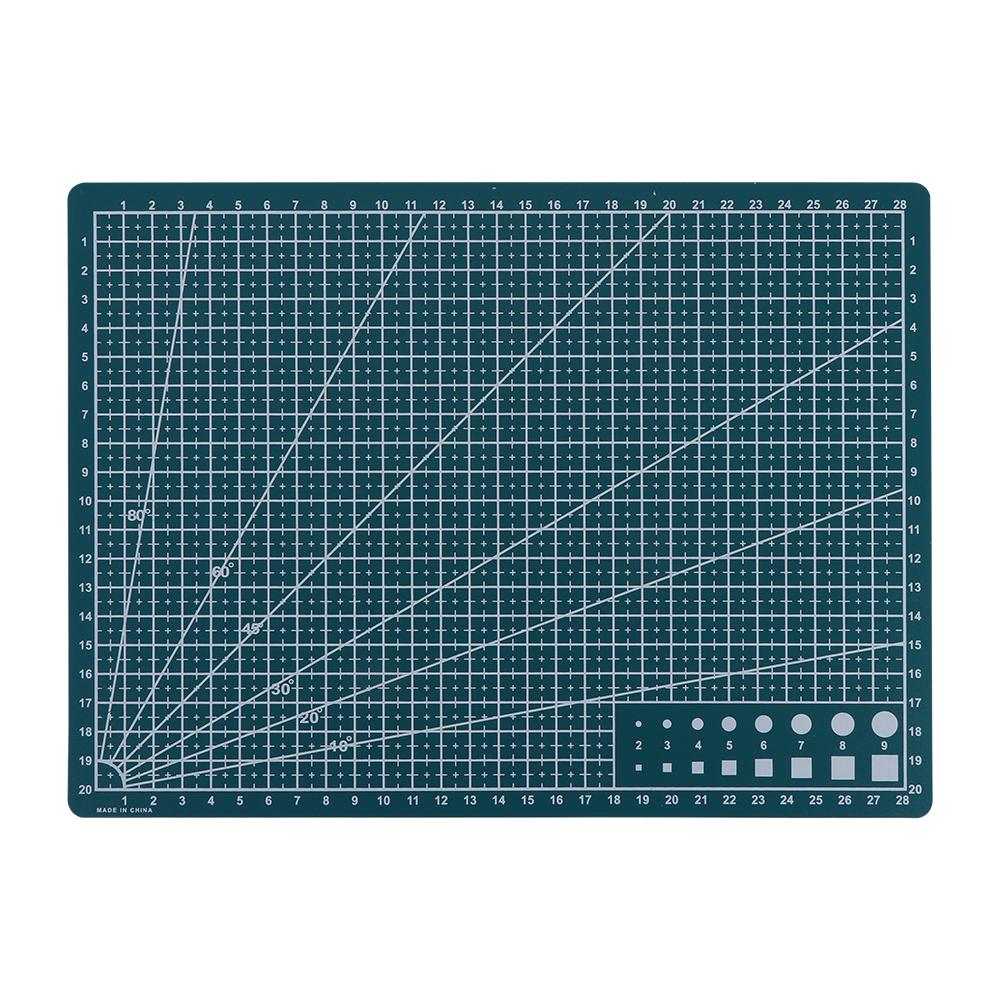 Self Healing Leather Card Craft School Supplies Paper Board Cutting Plate Cutting Mat A4 Grid Lines