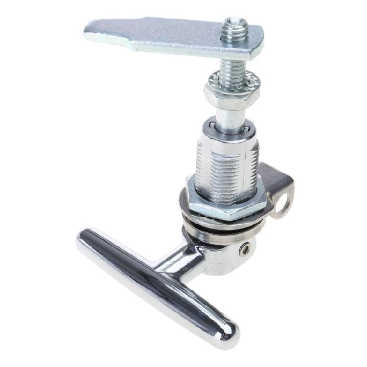 T Handle Door Latchs Lock, Foldable with 7mm Range Adjuster Easy Installation Suitable for Secure Closure Door Fastening