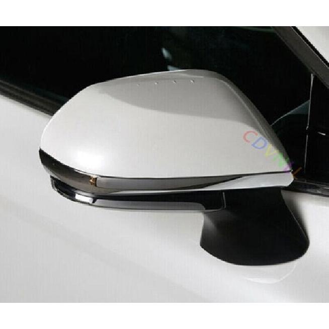 For Toyota Camry 2018-2023 Chrome Rear View Mirror Anti-Scratch Strip cover trim
