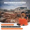 1" x 20' Kinetic Recovery Tow Rope 38,000 lbs, Heavy-Duty Off Road Snatch Strap, Extreme Duty 30% Elasticity Energy Snatch Strap for Jeep Car Truck