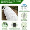 Yousheng Plant Cover Freeze Protection Kit Thickened Frost Cloth Blanket Reusable Garden Bed Covers for Winter Greenhouse Tunnel Snow Pest Protection