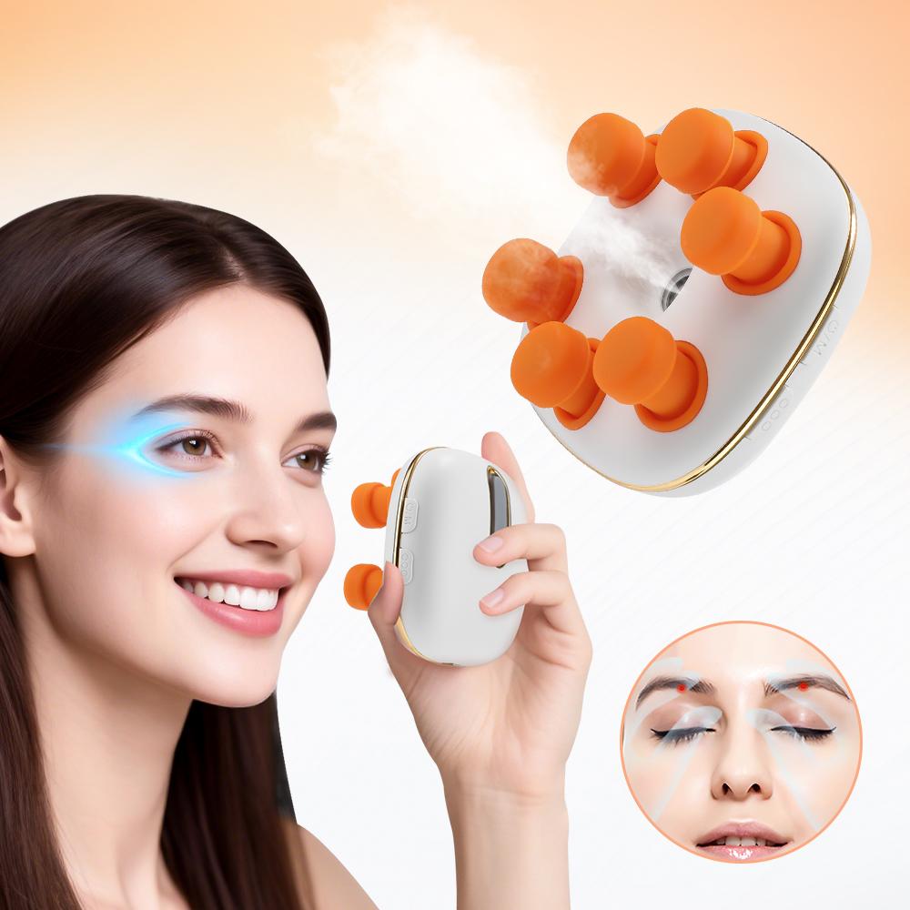 Nano Steam Eye Massager Instrument Electric Vibration Massager Eye Care Instrument Eye Massager to Relieve Eye Fatigue Massager