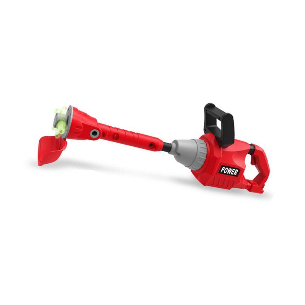 Large Size Electronic Toy Lawnmower Kids Play Tools Lawn Trimmer Toy Garden Play