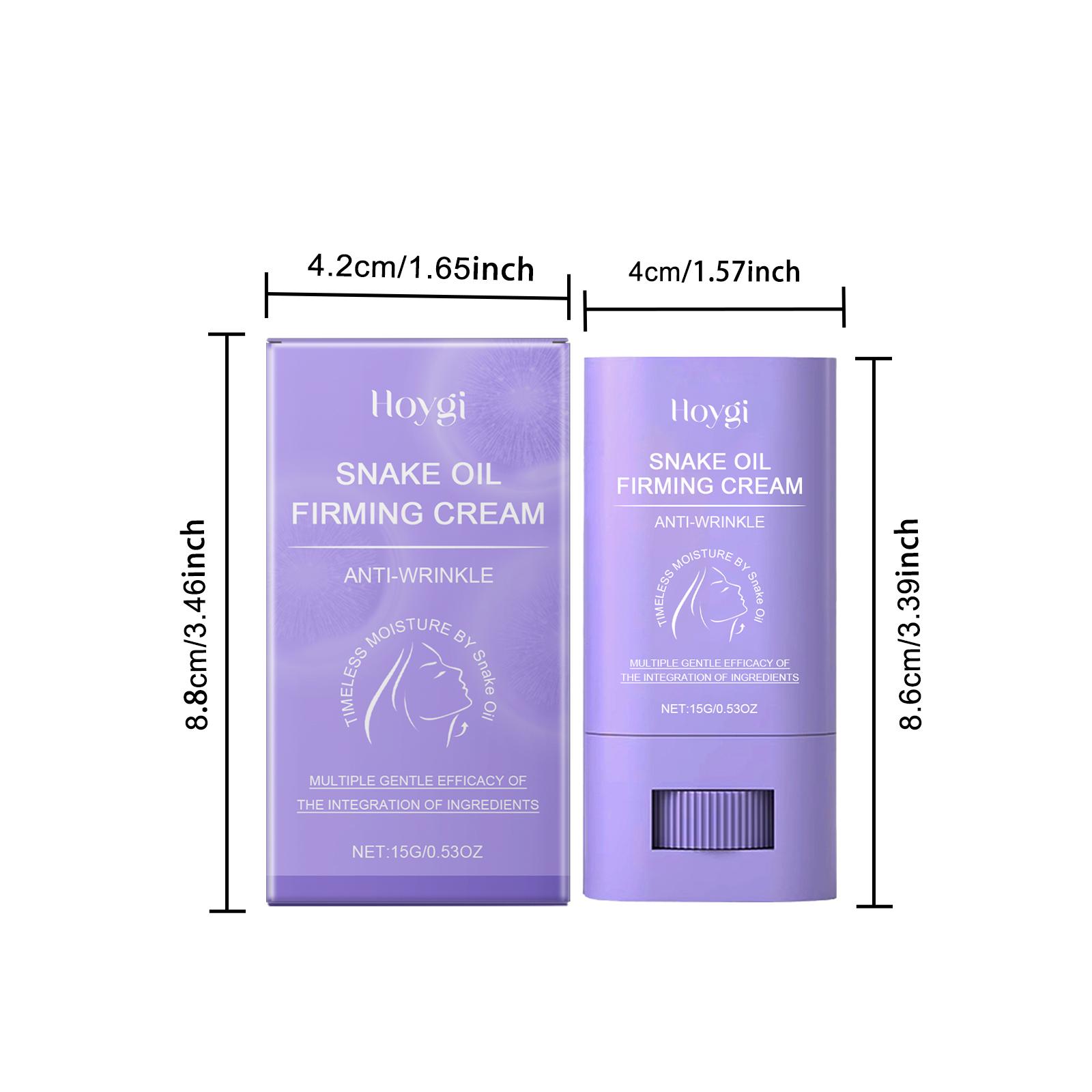 

Увлажняющие подтягивающие стики для шеи Мазь со змеиным жиром Крем для шеи Ролик Уход за кожей Помощь при уменьшении морщин, тонких линий и двойного подбородка 15g