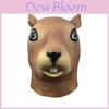 Adorable Squirrel Animal Head Mask Funny Latex Headgear For Halloween Party Events