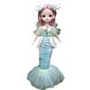 Mermaid Barbie Dolls Music Toy Glowing Movable Joints Fish Tail Gift Princess