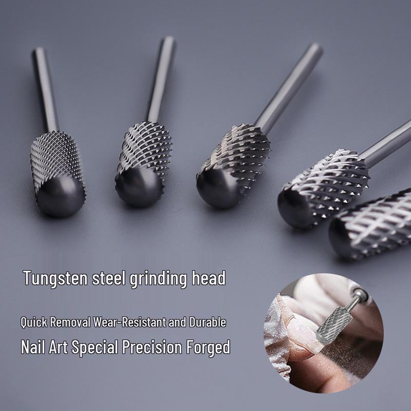 

Tungsten Steel Nail Art Grinding Head for Fast Removal & Pre-Treatment.
