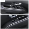 Dashboard Panel / Gear Shift Water Cup Panel / Head Light Cover Trim For Hyundai Tucson NX4  -  Carbon Fiber Accessories