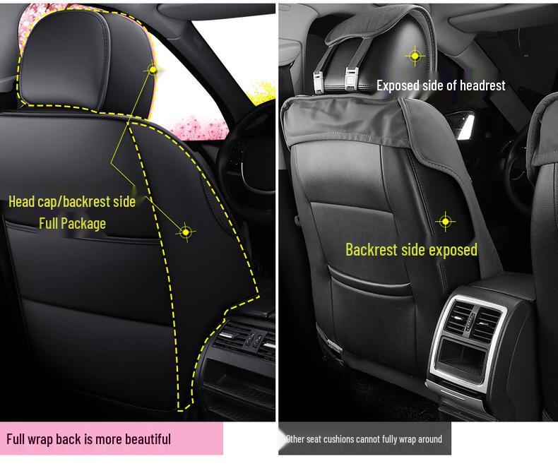 2021 Volkswagen Lavida Cross Ice Silk Seat Cushion, Cartoon Design, All-Season, Full Coverage.