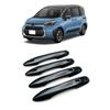 For Toyota Sienta 2022 2023 Car Door Handle Cover Trim Carbon Fiber/Chrome/Black Car-Styling Exterior Parts Accessories
