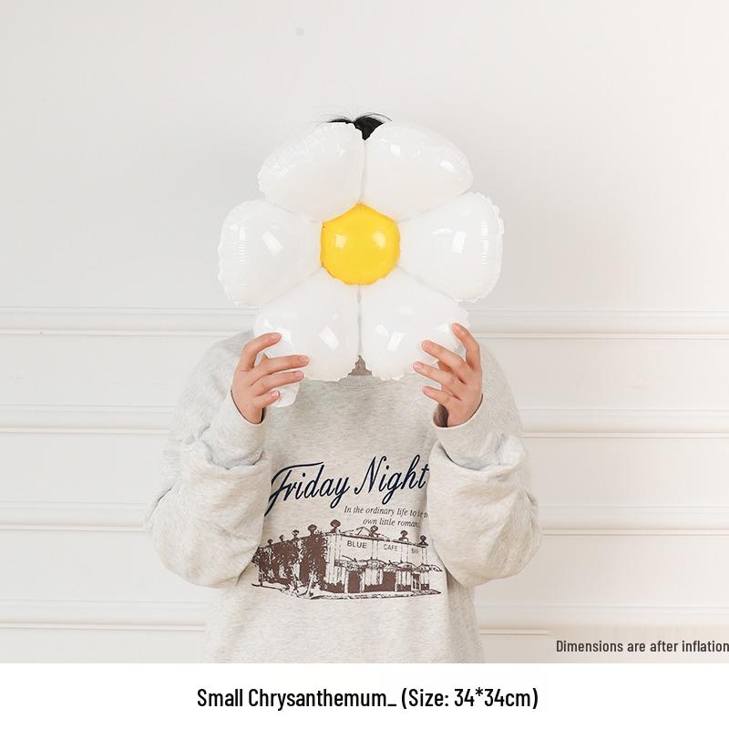 

Sunflower & Daisy Balloons for Children s Spring Picnic or Birthday Decor