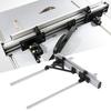 Table Saw Fence Set Black Silver Aluminum Alloy with Fine Adjustment Knob 800mm1000mm800mm Table