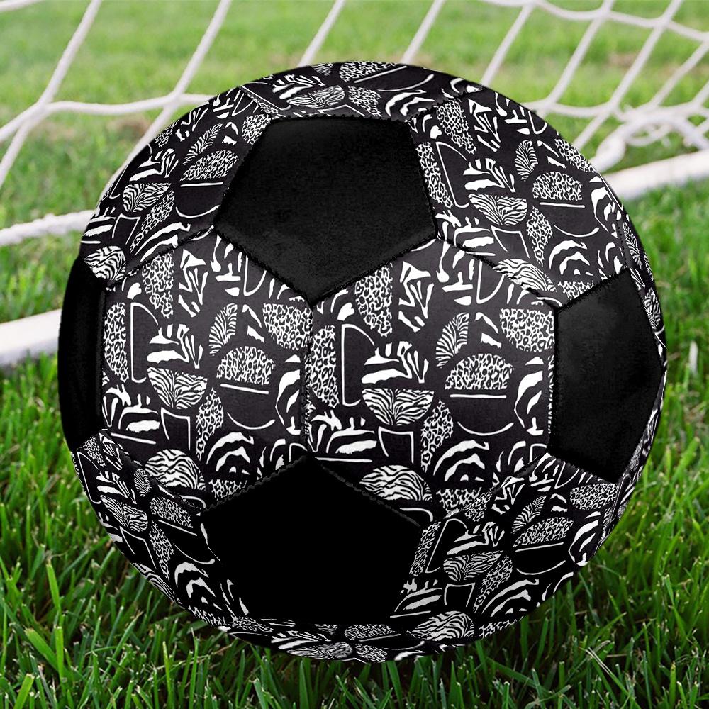1pc Abstract Animal Prints Durable Soccer Ball/Football, Size 5, Perfect for Training, Entertainment And Competition,Gift yy26060654