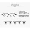Stylish Oval-Frame Anti-Blue Light Photochromic Reading Glasses Unisex Minimalist Ultra-Light Presbyopia Eyewear 0 To +4.0