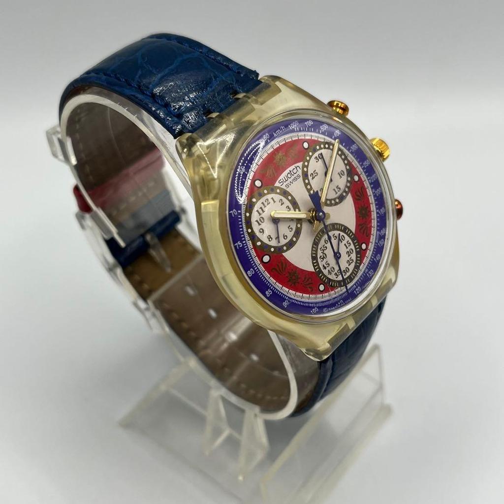 Used Vintage Swatch Chronograph 1993 Battery Replaced