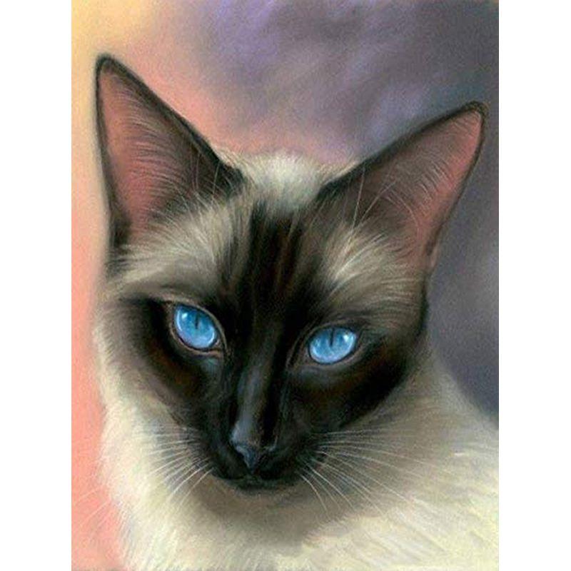 5D DIY Diamond Painting Cat and Horse Animal Diamond Embroidery Cross Stitch Kit Full Rhinestone Mosaic Home Decor
