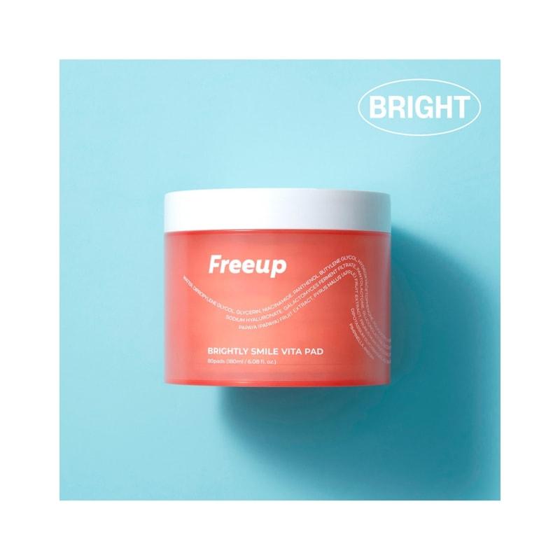 Free Up Brightly Smile Vita Pads 180ml (80 Sheets)