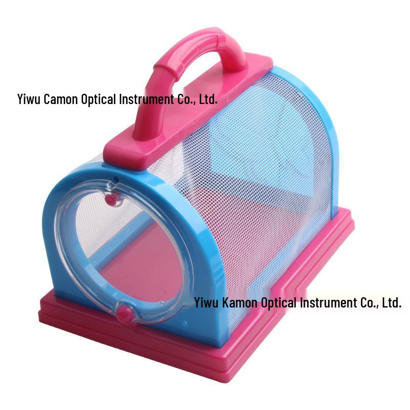Children s Outdoor Insect and Small Animal Observation Cage for Exploration and Science Experiments красный/синий