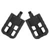 Vintage Folding Mountain Bike Pedals Nylon Non-Slip   Foot Rest Cycling Parts(Black )